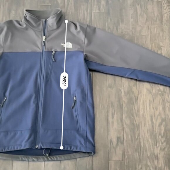 Grey & Blue North Face Large Men's Jacket - Picture 7 of 15
